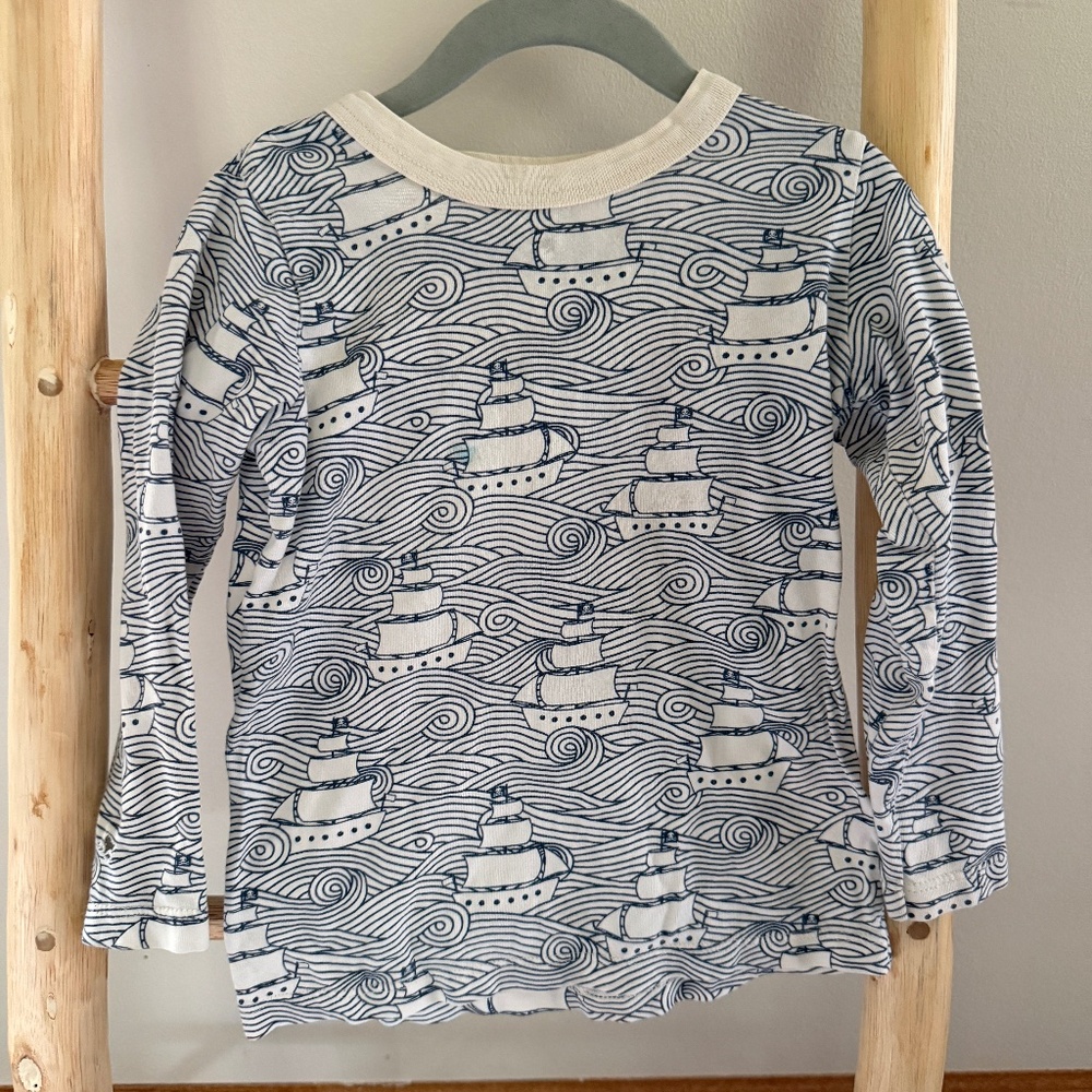 Winter Water Factory LONG-SLEEVE TEE - HIGH SEAS NAVY | 4T